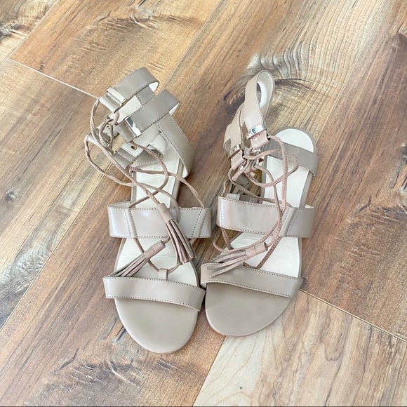 Nine West Decima Gladiator sandals Nude lace up - Picture 10 of 10